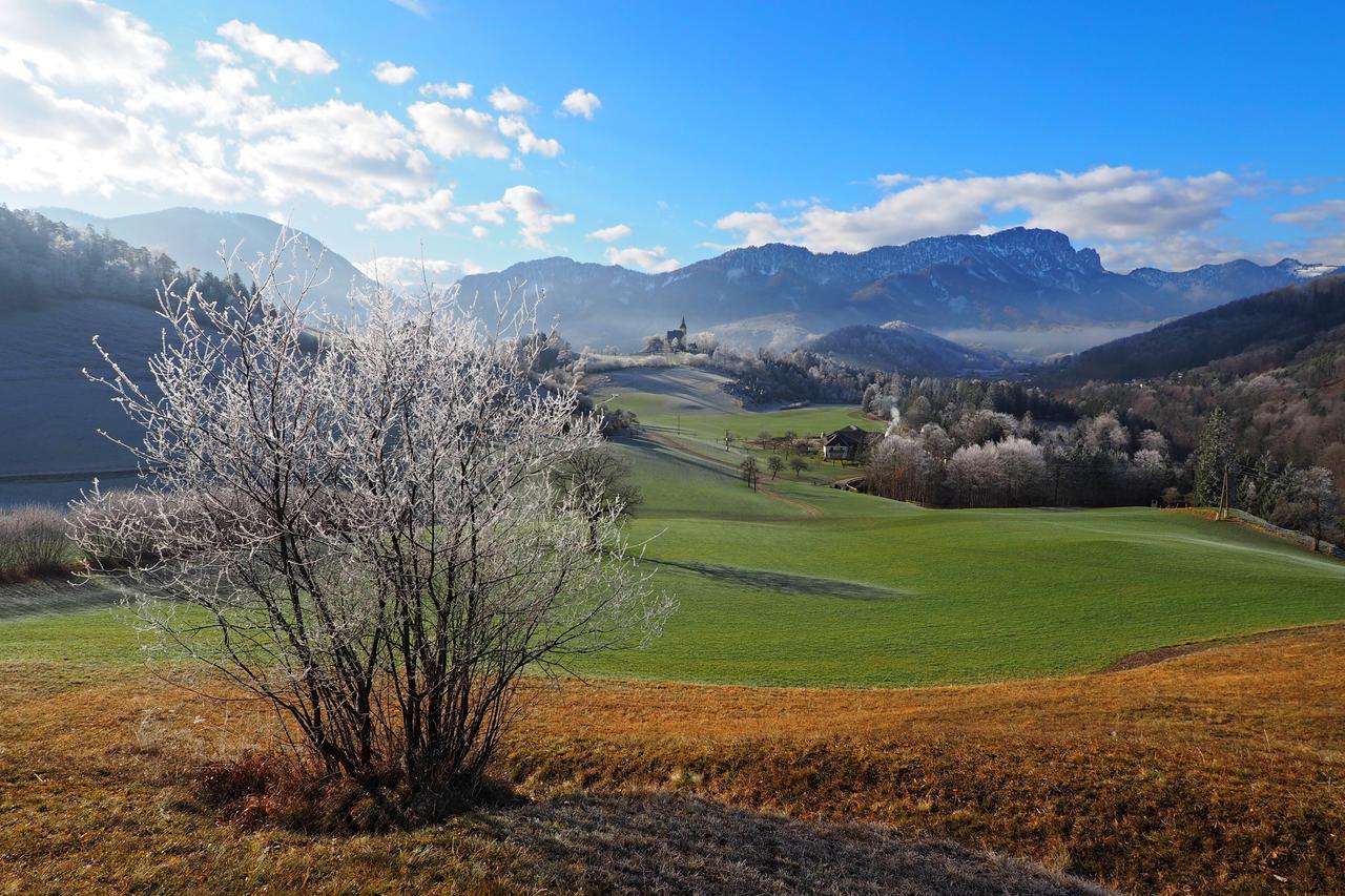 Ferienhof Unterfuehrholzergut Klaus an der Pyhrnbahn Buitenkant foto